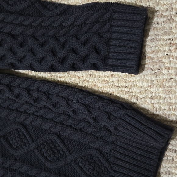 Brunette The Label Black Cable Knit  Sweater - Picture 10 of 10